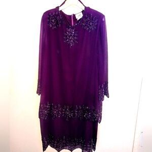 Candlelight & Champagne Purple Formal Dress 26 WP